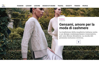 Gensami, amore per la moda di cashmere