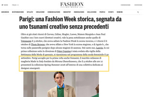 Parigi: una Fashion Week storica, segnata da uno tsunami creativo senza precedenti