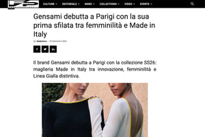 Gensami debutta a Parigi con la sua prima sfilata tra femminilità e Made in Italy