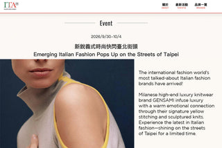 The international fashion world’s most talked-about Italian fashion brands have arrived!