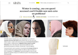 Grazia :  ecco gli accessori più cool per affrontare le basse temperature in grande stile