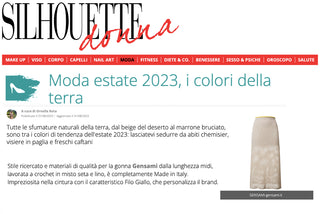 Gensami collection Spring Summer in Sihouette Donna