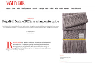 Oversized Gensami scarf in Vanity Fair