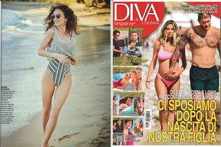 Il mini top a rete Gensami in Diva e Donna
