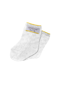 Vanisé baby booties in silk and cotton