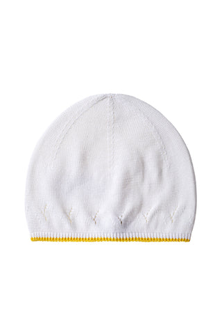 Openwork-stitch hat