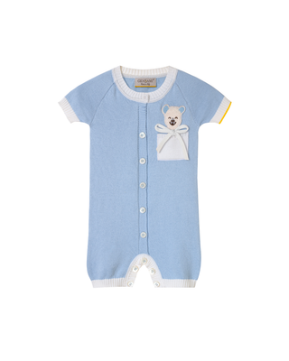 Short romper with Alpachino patch