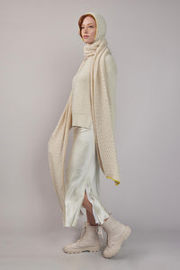 Midi skirt in pure mulberry silk