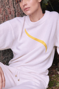 Sunrise signature crewneck in merino wool