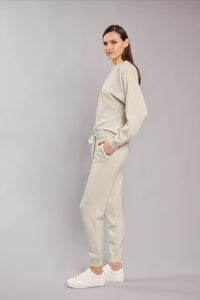 Sunrise signature crewneck in merino wool