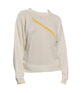 Sunrise signature crewneck in merino wool