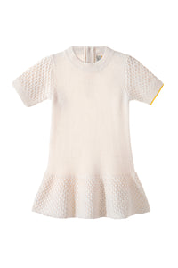 Honeycomb-knit dress