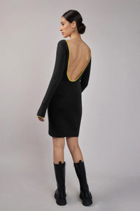 Backless midi dress