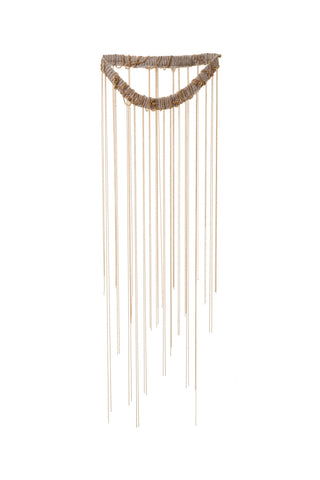 Cascade knitted necklace
