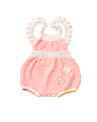 Short overall with cornely butterfly