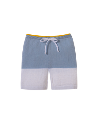 Bicolor knitted pants