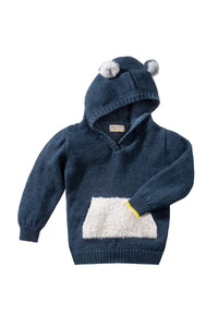 Hooded Alpachino sweater with ears