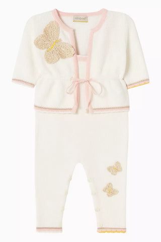 Long overall with cornely butterfly