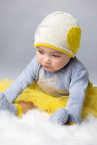 Sun and Star intarsia beanie